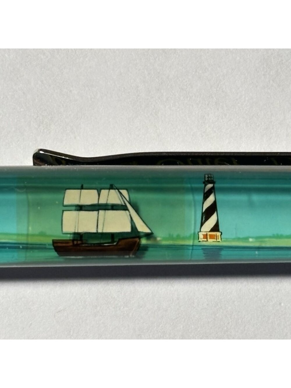 North Carolina Outer Banks Floaty Pen Sailboat Moves Cape Hatteras Lighthouse